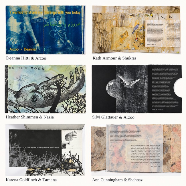 Collaborative artists' book showcase